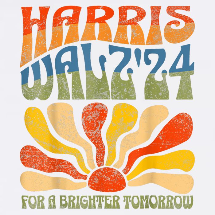 Harris Waltz For A Brighter Tomorrow Kamala Harris Waltz Flat Bill Trucker Hat