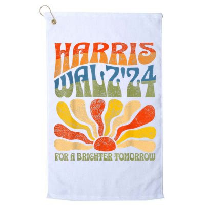Harris Waltz For A Brighter Tomorrow Kamala Harris Waltz Golf Towel