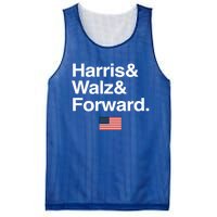 Harris Walz Forward 2024 Support Us Flag Gift Mesh Reversible Basketball Jersey Tank