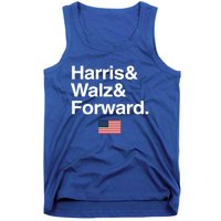 Harris Walz Forward 2024 Support Us Flag Gift Tank Top