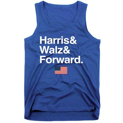 Harris Walz Forward 2024 Support Us Flag Gift Tank Top