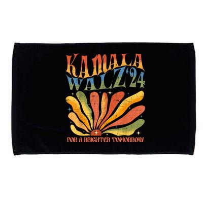 Harris Walz For A Brighter Tomorrow Kamala Harris Waltz Microfiber Hand Towel