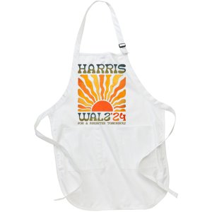 Harris Waltz For A Brighter Tomorrow Kamala Harris Waltz Full-Length Apron With Pockets