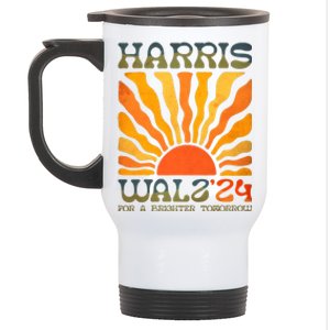 Harris Waltz For A Brighter Tomorrow Kamala Harris Waltz Stainless Steel Travel Mug