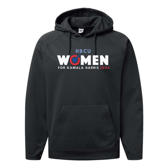 Hbcu Women For KâMla Harris 2024 Performance Fleece Hoodie