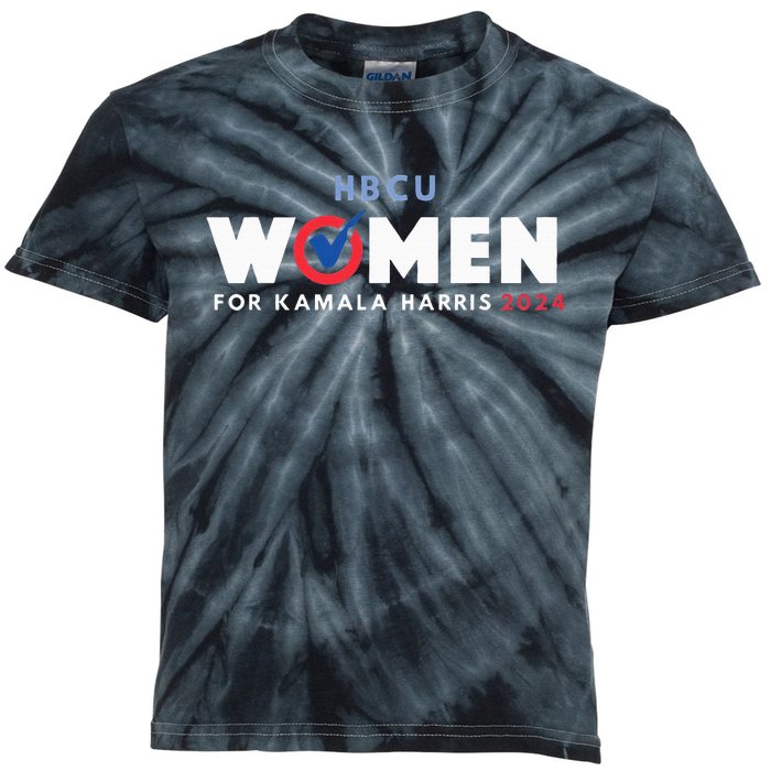 Hbcu Women For KâMla Harris 2024 Kids Tie-Dye T-Shirt