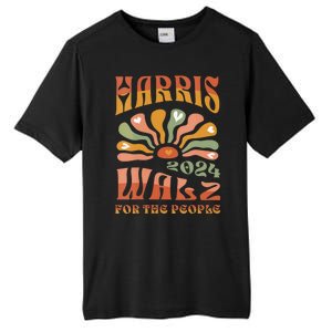 Harris Walz For The People Harris Walz 2024 Tall Fusion ChromaSoft Performance T-Shirt