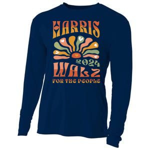 Harris Walz For The People Harris Walz 2024 Cooling Performance Long Sleeve Crew