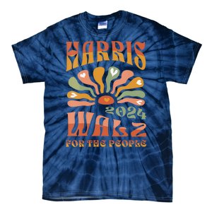 Harris Walz For The People Harris Walz 2024 Tie-Dye T-Shirt