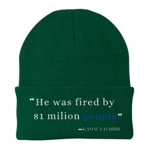 He Was Fired By 81 Milion People Kamala Harris Knit Cap Winter Beanie