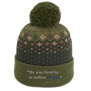 He Was Fired By 81 Milion People Kamala Harris The Baniff Cuffed Pom Beanie