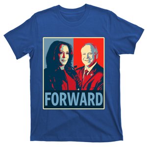 Harris Waltz Forward 2024 Walz America Flag Election Gift T-Shirt