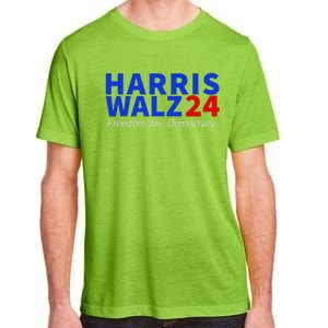 Harris Walz24 Freedom Joy Democracy Kamala Harris Waltz 2024 Gift Adult ChromaSoft Performance T-Shirt