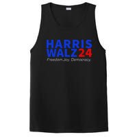 Harris Walz24 Freedom Joy Democracy Kamala Harris Waltz 2024 Gift PosiCharge Competitor Tank