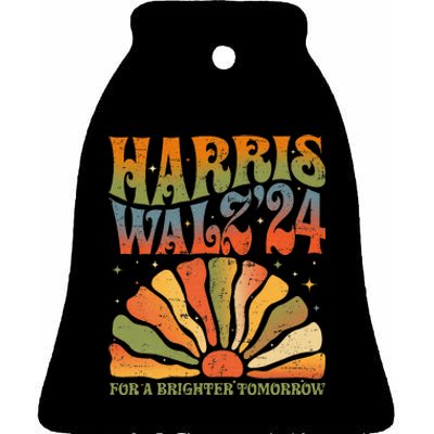 Harris Waltz For A Brighter Tomorrow Ceramic Bell Ornament