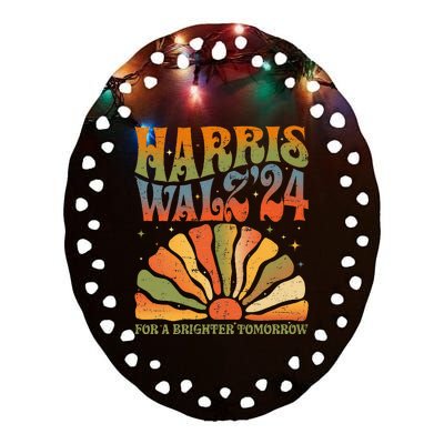 Harris Waltz For A Brighter Tomorrow Ceramic Oval Ornament