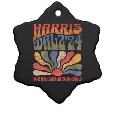 Harris Waltz For A Brighter Tomorrow Kamala Harris Waltz Ceramic Star Ornament