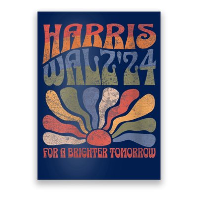 Harris Waltz For A Brighter Tomorrow Kamala Harris Waltz Poster