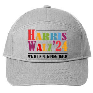 Harris Waltz For WeRe Not Going Back Kamala Harris Waltz 7-Panel Snapback Hat