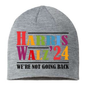 Harris Waltz For WeRe Not Going Back Kamala Harris Waltz Sustainable Beanie