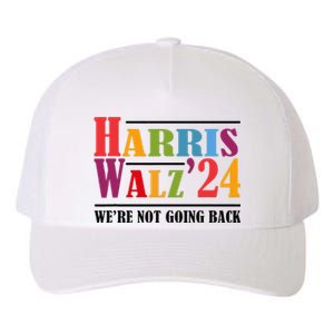 Harris Waltz For WeRe Not Going Back Kamala Harris Waltz Yupoong Adult 5-Panel Trucker Hat