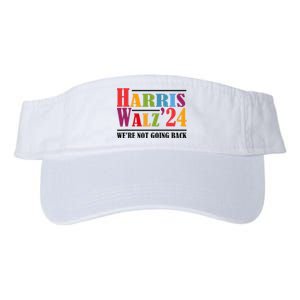 Harris Waltz For WeRe Not Going Back Kamala Harris Waltz Valucap Bio-Washed Visor