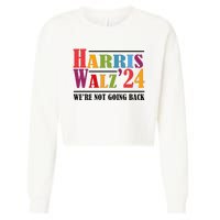 Harris Waltz For WeRe Not Going Back Kamala Harris Waltz Cropped Pullover Crew