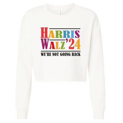 Harris Waltz For WeRe Not Going Back Kamala Harris Waltz Cropped Pullover Crew