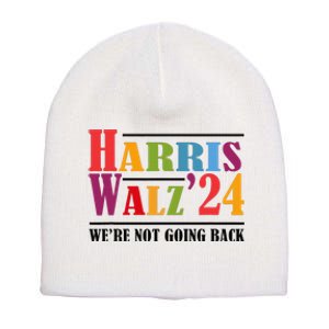 Harris Waltz For WeRe Not Going Back Kamala Harris Waltz Short Acrylic Beanie