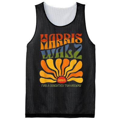 Harris Waltz For A Brighter Tomorrow Boho Aesthetic Mesh Reversible Basketball Jersey Tank