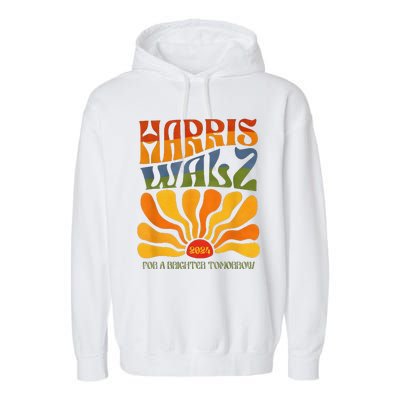 Harris Waltz For A Brighter Tomorrow Boho Aesthetic Garment-Dyed Fleece Hoodie