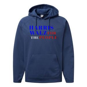 Harris Walz For The People Performance Fleece Hoodie