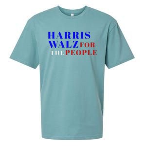 Harris Walz For The People Sueded Cloud Jersey T-Shirt