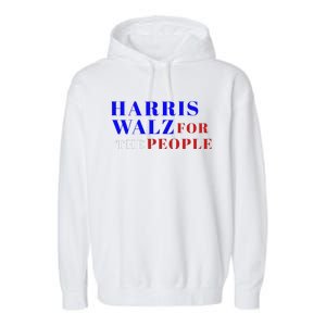 Harris Walz For The People Garment-Dyed Fleece Hoodie