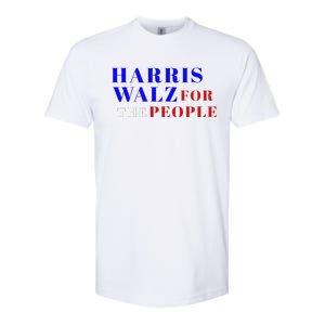 Harris Walz For The People Softstyle CVC T-Shirt