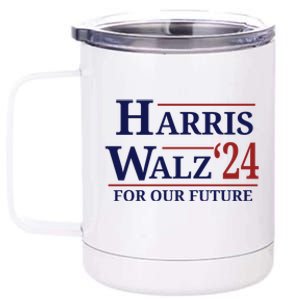 Harris Walz For Our Future Great Gift 12 oz Stainless Steel Tumbler Cup