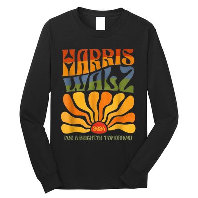 Harris Waltz For A Brighter Tomorrow Boho Aesthetic Long Sleeve Shirt