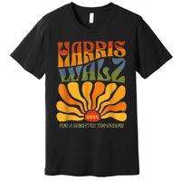 Harris Waltz For A Brighter Tomorrow Boho Aesthetic Premium T-Shirt