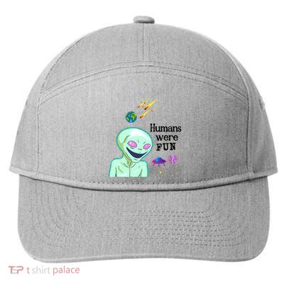 Humans Were Fun 7-Panel Snapback Hat