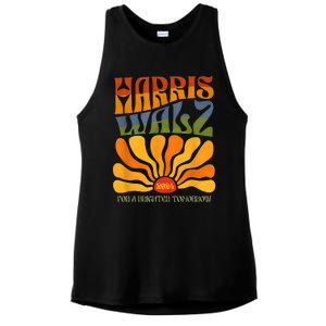 Harris Waltz For A Brighter Tomorrow Boho Aesthetic Ladies PosiCharge Tri-Blend Wicking Tank