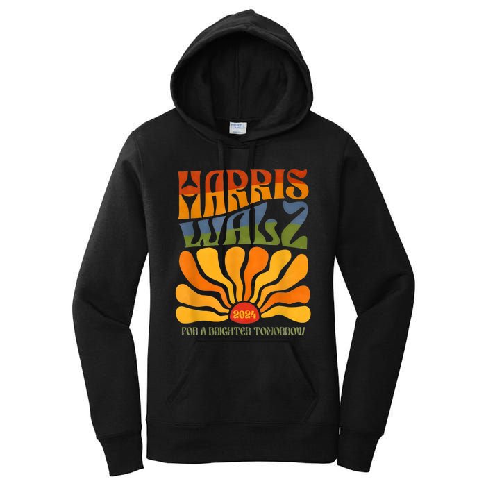 Harris Waltz For A Brighter Tomorrow Boho Aesthetic Women's Pullover Hoodie