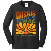 Harris Waltz For A Brighter Tomorrow Boho Aesthetic Kids Long Sleeve Shirt