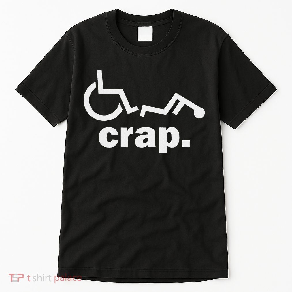 Handicap Wheelchair Funny Wheelchair Fall Tall T-Shirt