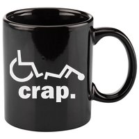 Handicap Wheelchair Funny Wheelchair Fall 11oz C Handle Ceramic Mug