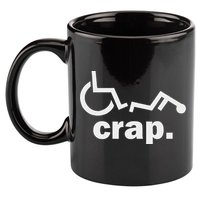 Handicap Wheelchair Funny Wheelchair Fall 11oz C Handle Ceramic Mug