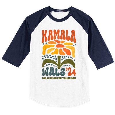 Harris Waltz For A Brighter Tomorrow Kamala Harris Waltz Baseball Sleeve Shirt