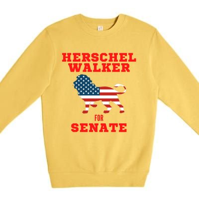 Herschel Walker For Senate Premium Crewneck Sweatshirt