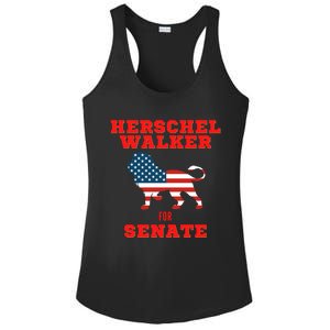 Herschel Walker For Senate Ladies PosiCharge Competitor Racerback Tank