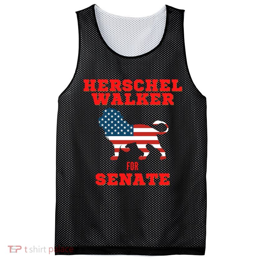 Herschel Walker For Senate Mesh Reversible Basketball Jersey Tank