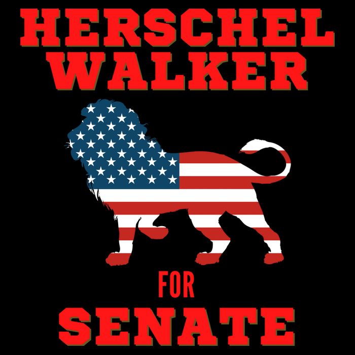 Herschel Walker For Senate Poster